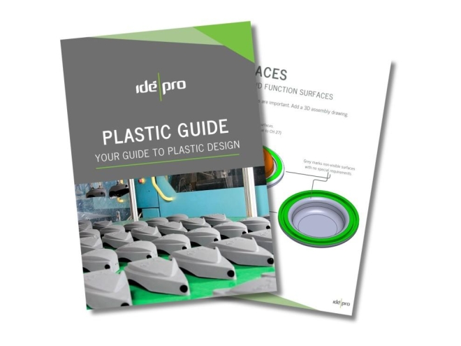 Plastic guide
