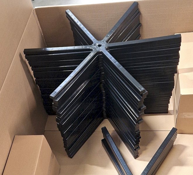 Plastic injection moulding replaces milling from block