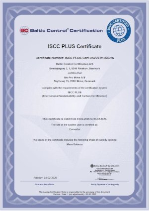 Quality- and environmental certificates