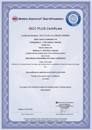 Quality- and environmental certificates