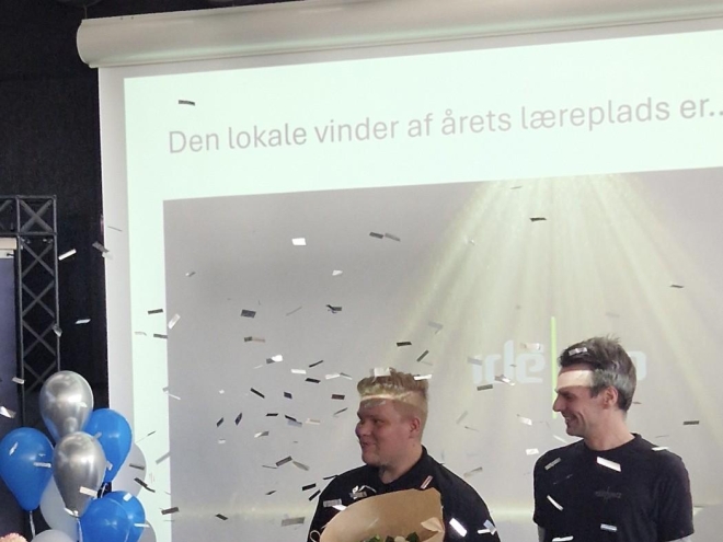 Our apprentice toolmakers Christoffer and Asger