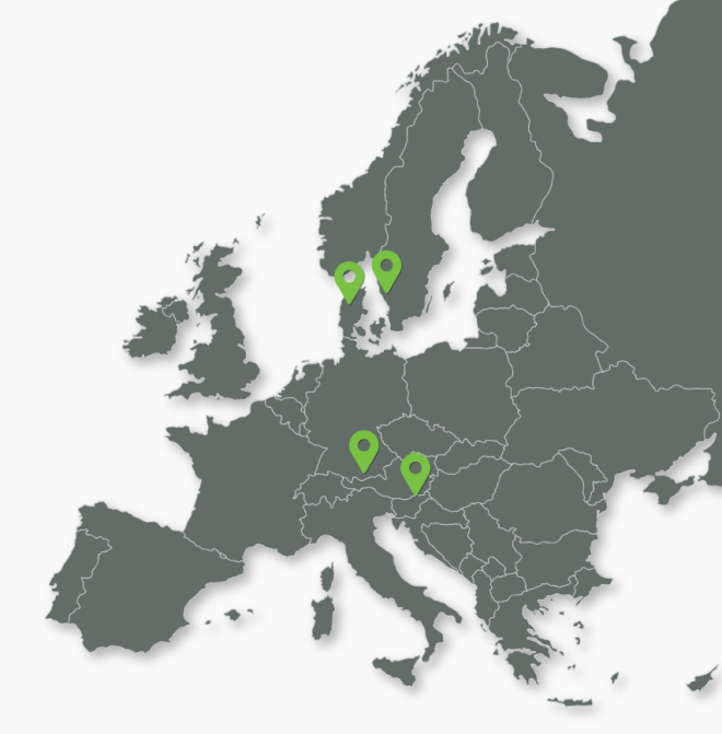 Map of locations
