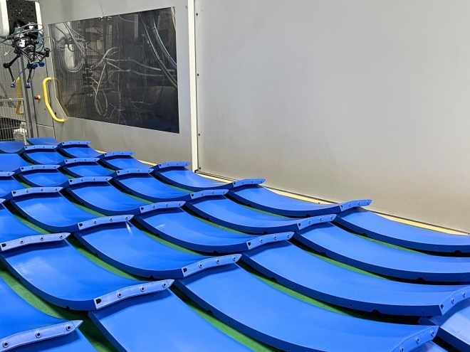 Injection moulded plastic parts